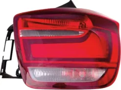 Feu arrière droit à LED pour BMW Serie 1 F20 2011-2015, rouge-incolore, Neuf