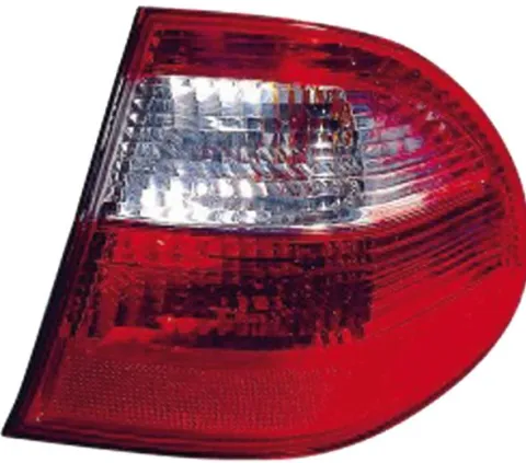 Feu arrière droit extérieur pour MERCEDES CLASSE E (W211) de 2002 à 2006, Mod. BREAK CLASSIC, incolore-rouge, Neuf