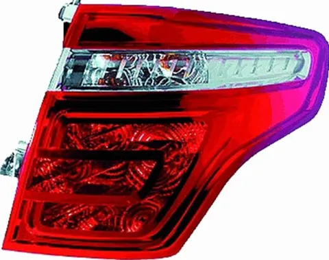 Feu arrière droit extérieur pour CITROËN C4 PICASSO I phase 1, 2007-2010, partie sur aile, Neuf