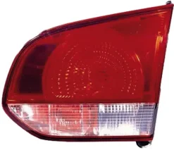 Feu arrière droit intérieur pour VOLKSWAGEN GOLF VI 2008-2012 rouge/blanc (type Valeo) partie hayon