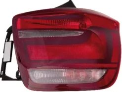 Feu arrière droit pour BMW Serie 1 F20 2011-2015, rouge-incolore, Neuf