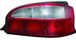 Feu arrière droit pour CITROËN SAXO phase 2, 1999-2003, rouge/blanc, Neuf