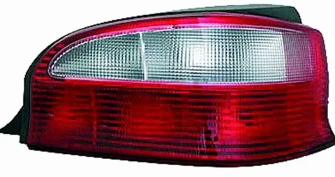 Feu arrière droit pour CITROËN SAXO phase 2, 1999-2003, rouge/blanc, Neuf