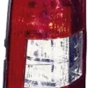 Feu arrière droit pour CITROËN BERLINGO I phase 2, 2006-2008, rouge/blanc, (2 portes arrière)