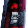 Feu arrière droit pour CITROËN BERLINGO I phase 1, 1996-2002, rouge fumé, (hayon), Neuf