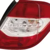 Feu arrière droit pour CITROËN C4 II phase 1, 2010-2014, rouge/blanc, Neuf