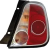 Feu arrière droit pour FIAT 500 phase 1, 2007-2015, contour noir, Neuf