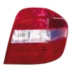 Feu arrière droit pour MERCEDES CLASSE ML Phase 1 2005-2008 (W164), rouge/incolore, noir, Neuf