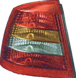 Feu arrière droit pour OPEL ASTRA G 1998-2001, Rouge orange Incolore, Mod. 3 / 5 portes, Neuf