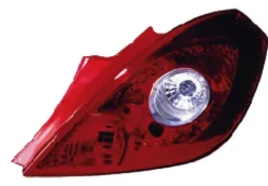 Feu arrière droit pour OPEL CORSA D phase 2, 2011-2014, rouge/blanc, (3 portes), Neuf