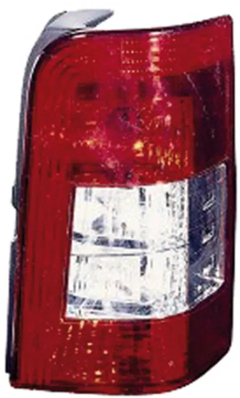 Feu arrière droit pour PEUGEOT PARTNER I phase 2, 2006-2008, rouge/blanc, (hayon), Neuf