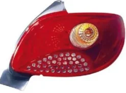Feu arrière droit pour PEUGEOT 206 Plus (206+) 2009-2013, rouge, (type VALEO), Neuf