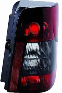 Feu arrière droit pour PEUGEOT PARTNER I phase 2, 2002-2005, rouge fumé, (hayon), Neuf