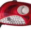 Feu arrière droit pour PEUGEOT 206 Plus (206+) 2009-2013, rouge/blanc, (type VISTEON), Neuf