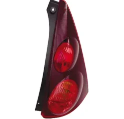 Feu arrière droit pour PEUGEOT 107 phase 3, 2012-2014, noir, Neuf
