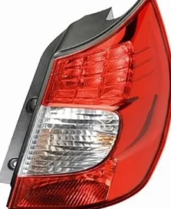 Feu arrière droit pour RENAULT SCENIC II phase 2, 2006-2009, à Led, (rouge/blanc), Neuf