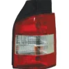 Feu arrière droit pour VOLKSWAGEN TRANSPORTER T5, 2003-2009, (2 portes), rouge/blanc, fond noir