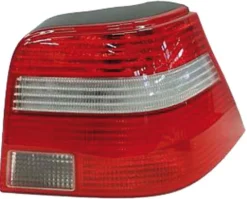 Feu arrière droit pour VOLKSWAGEN GOLF IV, 1998-2003, rouge/blanc, Neuf