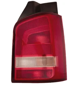 Feu arrière droit pour VOLKSWAGEN TRANSPORTER T5, 2009-2015, (hayon), rouge/blanc, Neuf