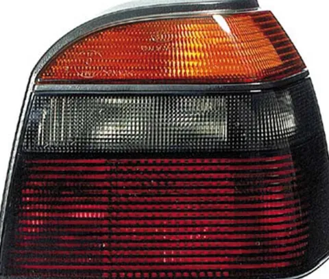 Feu arrière droit pour VOLKSWAGEN GOLF III 1991-1997, Mod. GT / GTI / VR6, Rouge fumè, Neuf