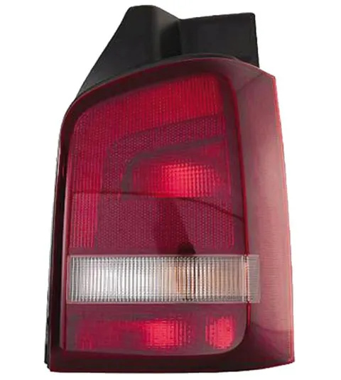 Feu arrière droit pour VOLKSWAGEN TRANSPORTER T5, 2009-2015, (hayon), rouge/fumé, Neuf