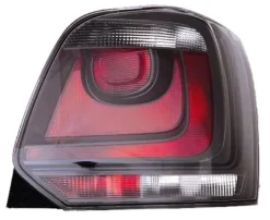 Feu arrière droit pour VOLKSWAGEN POLO V phase 1, 2009-2014, fond noir, Neuf