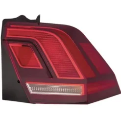 Feu arrière droit rouge pour VOLKSWAGEN TIGUAN II phase 1, 2016-2020, extérieur, à LED, neuf