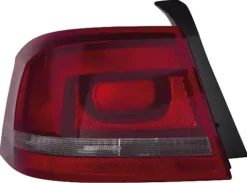 Feu arrière extérieure gauche pour VOLKSWAGEN PASSAT B7 2011-2014, rouge fumé, Mod. Berline, Neuf