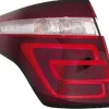 Feu arrière gauche extérieur pour CITROËN C4 PICASSO I phase 2, 2010-2013, partie sur aile, Neuf
