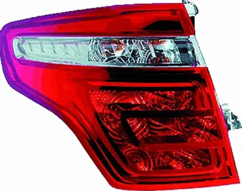 Feu arrière gauche extérieur pour CITROËN C4 PICASSO I phase 1, 2007-2010, partie sur aile, Neuf