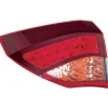 Feu arrière gauche extérieur pour RENAULT LAGUNA III, 2007-2010, rouge, Neuf