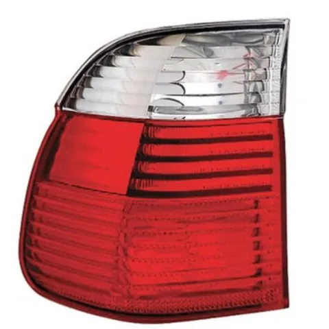 Feu arrière gauche extérieur à LED pour BMW Serie 5 E39 1995-2003, Mod. BREAK, Rouge/Blanc, Neuf