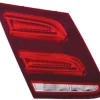 Feu arrière gauche intérieur à LED pour MERCEDES CLASSE E (W212) de 2013 à 2016, Mod. Berline, incolore-rouge, Neuf