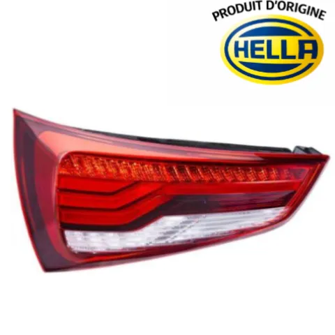 Feu arrière gauche pour AUDI A1 2014-2018, rouge/blanc, à led, Produit d'origne HELLA, Neuf