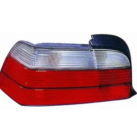 Feu arrière gauche pour BMW Serie 3 E36 COUPÉ, 1990-1998, rouge/blanc, Neuf