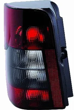 Feu arrière gauche pour CITROËN BERLINGO I phase 1, 1996-2002, rouge fumé, (hayon), Neuf