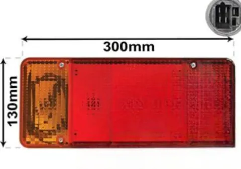 Feu arrière gauche pour IVECO DAILY 1989-2000, (mod. plateau/benne), Neuf