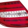 Feu arrière gauche pour MERCEDES (W204) CLASSE C ph. 2 2011-2014, rouge incolore, Mod. Berline-Coupé, Neuf