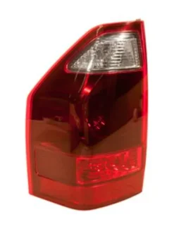 Feu arrière gauche pour MITSUBISHI PAJERO III phase 2, 2003-2009, Rouge et blanc, Neuf