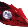 Feu arrière gauche pour OPEL CORSA D phase 1, 2006-2010, rouge/blanc, (3 portes), Neuf