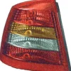 Feu arrière gauche pour OPEL ASTRA G 1998-2004, Rouge orange Incolore, Mod. 4 portes, Neuf