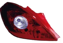 Feu arrière gauche pour OPEL CORSA D phase 2, 2011-2014, rouge/blanc, (3 portes), Neuf