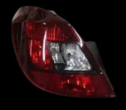 Feu arrière gauche pour OPEL CORSA D phase 2, 2011-2014, fond sombre, 5 portes, Neuf