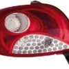 Feu arrière gauche pour PEUGEOT 206 Plus (206+) 2009-2013, rouge/blanc, (type VISTEON), Neuf