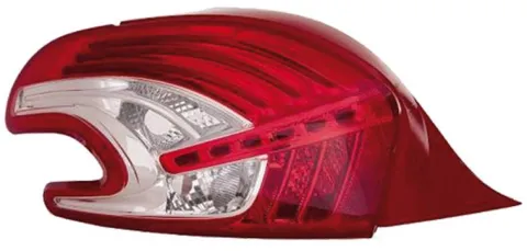 Feu arrière gauche pour PEUGEOT 208 phase 1, 2012-2015, à led, Neuf