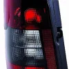 Feu arrière gauche pour PEUGEOT PARTNER I phase 2, 2002-2005, rouge fumé, (hayon), Neuf
