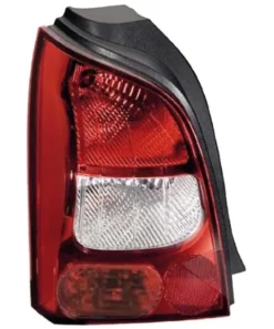 Feu arrière gauche pour RENAULT TWINGO II phase 1, 2007-2011, rouge/blanc, Neuf