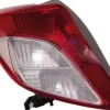 Feu arrière gauche pour TOYOTA YARIS III phase 1, 2011-2014, (rouge/blanc), Neuf