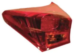 Feu arrière gauche pour TOYOTA AURIS 2013-2017, Rouge, Mod. S.W.Break Vers. Koito Neuf