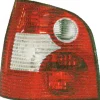 Feu arrière gauche pour VOLKSWAGEN POLO IV phase 1, 2001-2005, rouge/blanc, Neuf